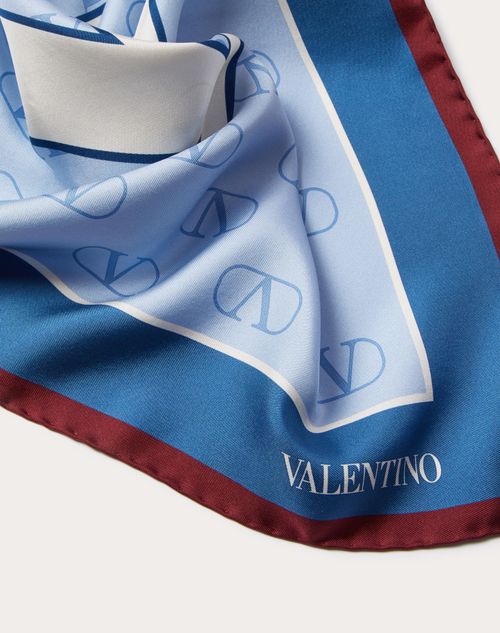 Valentino Garavani - Vロゴ シグネチャー シルク フーラード 90 X 90cm - ウィメンズ - ソフトアクセサリー