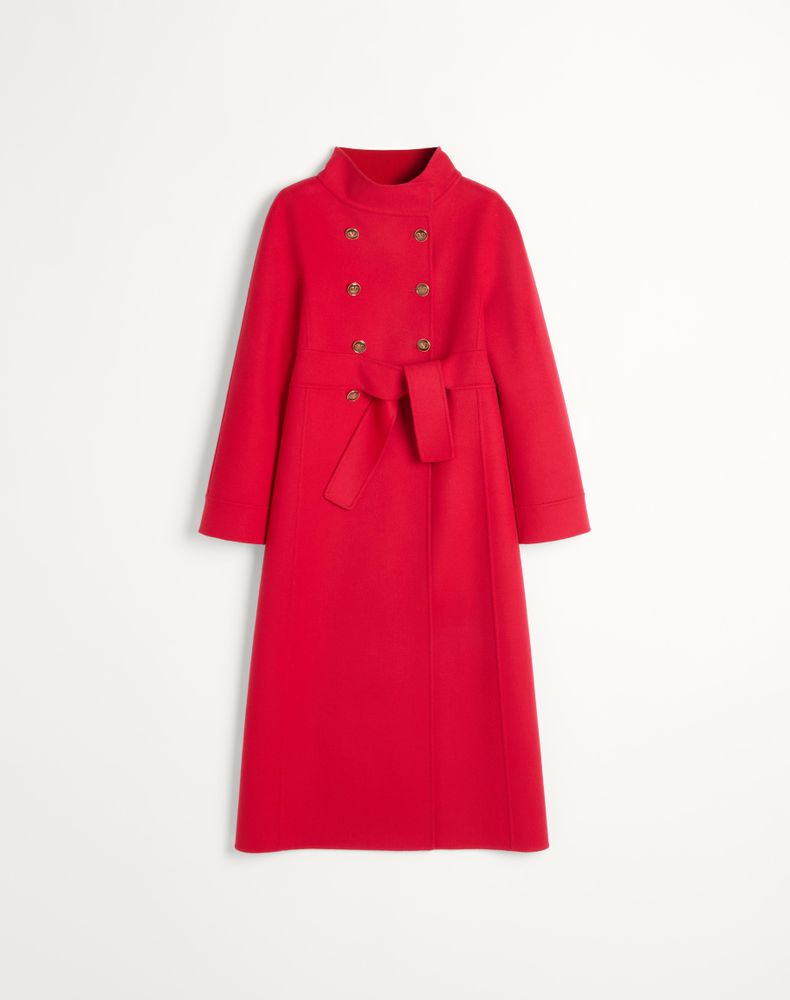 Valentino Women's Paris Compact Drap Coat Woman 44