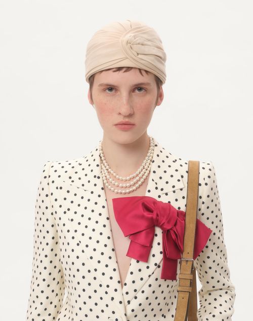 Valentino - Supergran Plusdepois Print Jacket - Birch/black - Woman - Jackets And Blazers