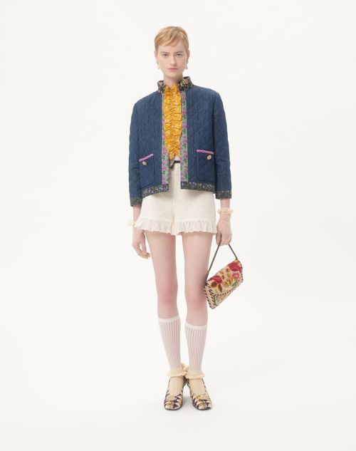 Valentino - Chambray Denim Jacket - Blue - Woman - Denim