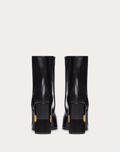Valentino Garavani - Valentino Garavani Heritage Ankle Boot In Calfskin 90mm - Black - Woman - Boots