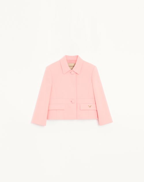 Valentino Wool Crepe Jacket Woman Pink 44