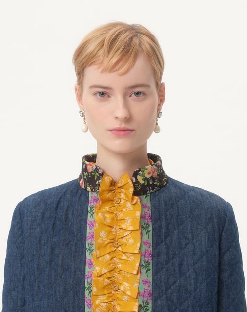 Valentino - Chambray Denim Jacket - Blue - Woman - Denim