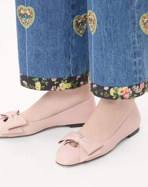 Valentino Garavani - Bowow Kidskin Ballerina - Woman - Ballerinas