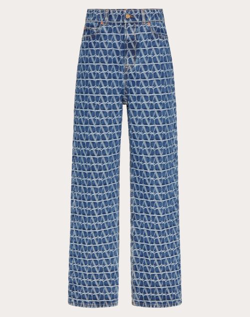 Valentino Toile Iconographe Denim Trousers Woman Denim 29