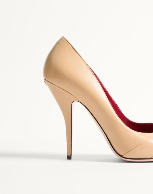 Valentino Garavani - Panthea Goatskin Pumps 105mm - Desert Beige - Woman - Pumps