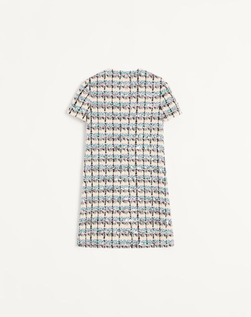 Valentino - Tweed Paillettes Embroidered Short Dress - Multicolor - Woman - Dresses
