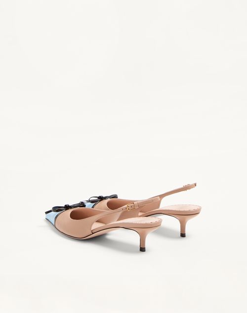 Valentino Garavani - Bepointy Slingback Pumps In Kidskin 45mm - Rose Cannelle - Woman - Pumps