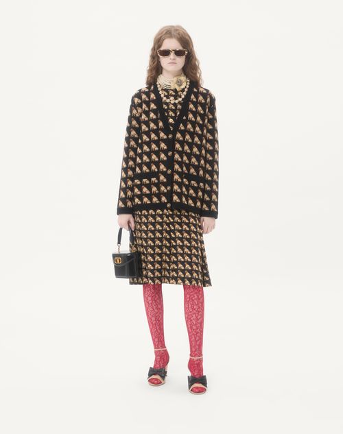 Valentino - Wool Cardigan - Black - Woman - Knitwear