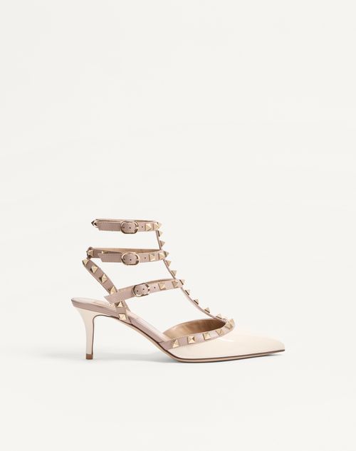 Valentino Garavani Rockstud Caged Pump 65mm Woman Ivory/poudre 39.5