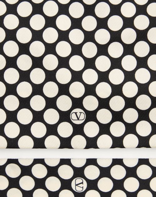 Valentino Garavani - Escape Headband In Cotton And Silk - Black/white - Woman - Hats And Gloves