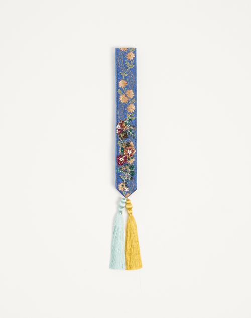 Valentino Garavani - Embroidered Viscose Bandeau Scarf - Multicolor - Woman - Soft Accessories