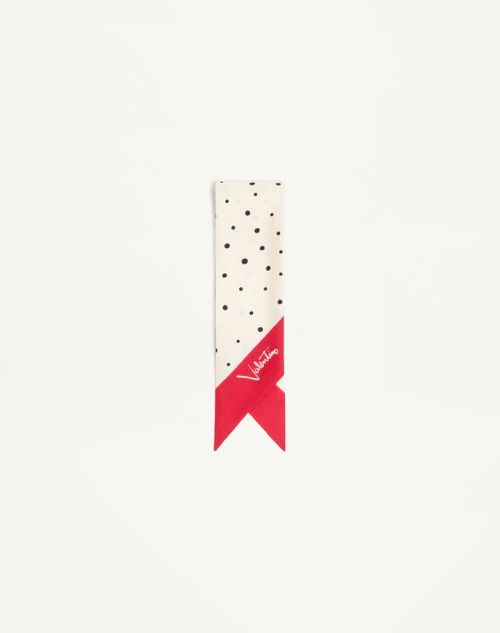 Valentino Garavani - Little Stars Starry Silk Bandeau Scarf - Vanilla/multicolor - Woman - Soft Accessories