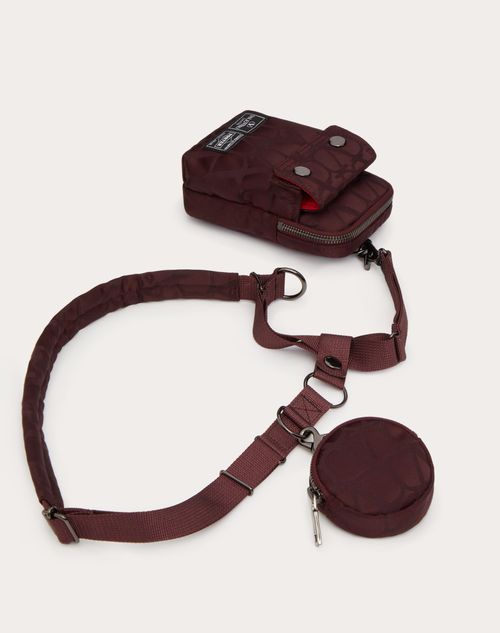 Valentino Garavani - ヴァレンティノ ガラヴァーニ アンド ポーター Shoulder Pouch - ボルドー - メンズ - ショルダーバッグ