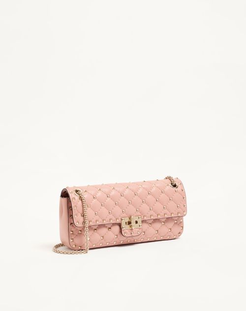 Valentino Garavani - Valentino Garavani Rockstud Spike Medium Shoulder Bag In Kidskin - Phard - Woman - Shoulder Bags