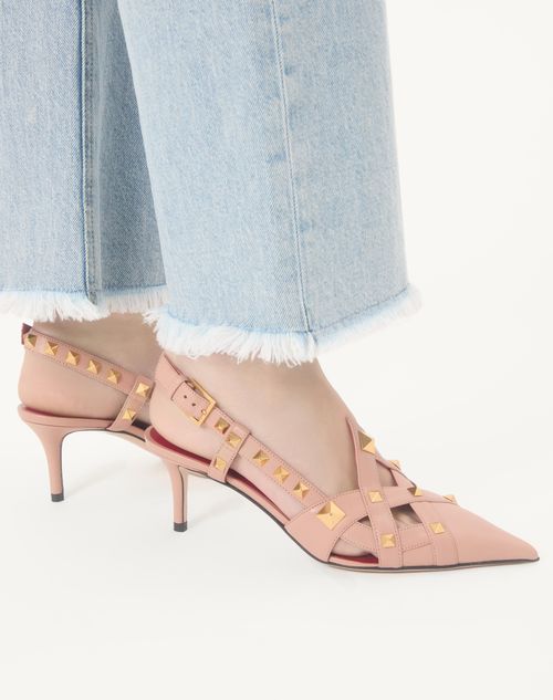 Valentino Garavani - スタディ キッドスキン スリングバックパンプス 65mm - ピンク - ウィメンズ - パンプス