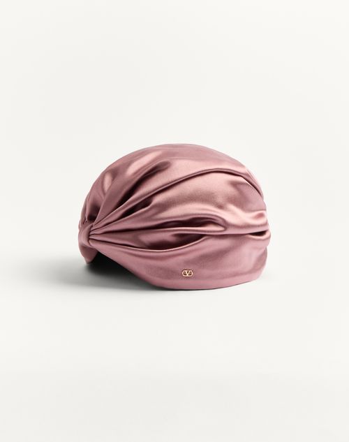 Valentino Garavani - Silk Turban Scarf - Land Phard/gold - Woman - Hats And Gloves