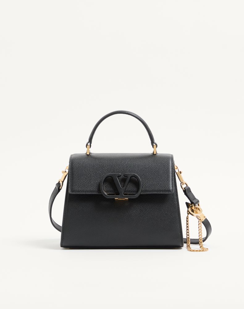 Valentino Garavani Women's Black Vsling Small Handbag In Grainy Calfskin Woman Uni