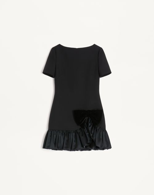 Valentino - Crepe Couture Short Dress - Black - Woman - Dresses