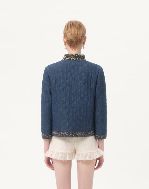 Valentino - Chambray Denim Jacket - Blue - Woman - Denim