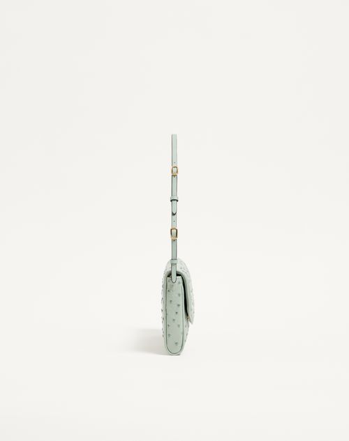 Valentino Garavani - Devain Shoulder Bag - Bleu D'azur - Femme - Sacs Porté Épaule