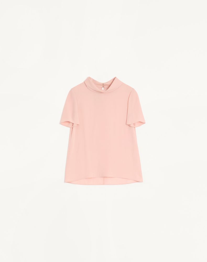 Valentino Women's Rose Georgette Top Woman 50