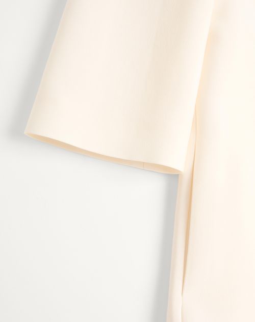 Valentino - Crepe Couture Short Dress - Ivory - Woman - Dresses