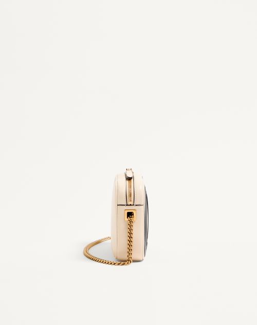 Valentino Garavani - Valentino Garavani Viva Superstar Nappa Leather Belt Bag - Butter/black - Woman - Belt Bags