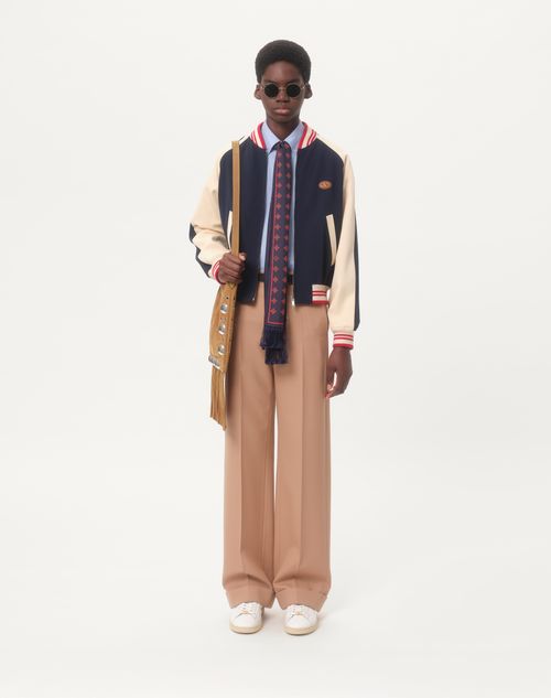 Valentino - Wool Pants - Camel - Man - Pants And Shorts