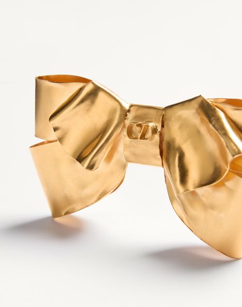 Valentino Garavani - Trop Chou Metal Brooch - Antique Brass - Woman - Fashion Jewelry