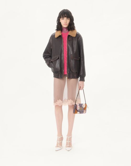 Valentino - Gonna Midi In Tulle - Grigio - Donna - Lingerie