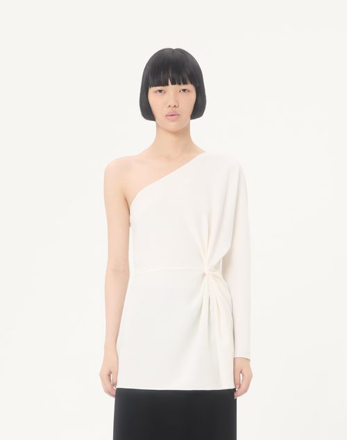 Valentino - Cady Couture Top - Ivory - Woman - Shirts And Tops