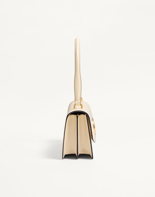 Valentino Garavani - Valentino Garavani Vain Bag With Handle In Shiny Calfskin - Butter - Woman - Top Handle Bags