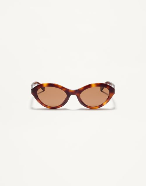 Valentino - Cat-eye Acetate Eyewear - Havana/brown - Woman - Eyewear