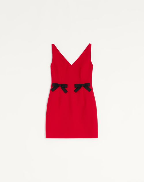 Valentino Crepe Couture Short Dress Woman Paris 42