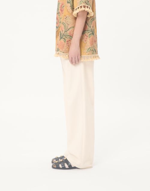 Valentino - Valentino Denim Trousers - Ivory - Man - Denim