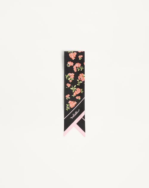Valentino Garavani - Mazzetto Coriandolo Silk Bandeau Scarf - Black/multicolour - Woman - Soft Accessories