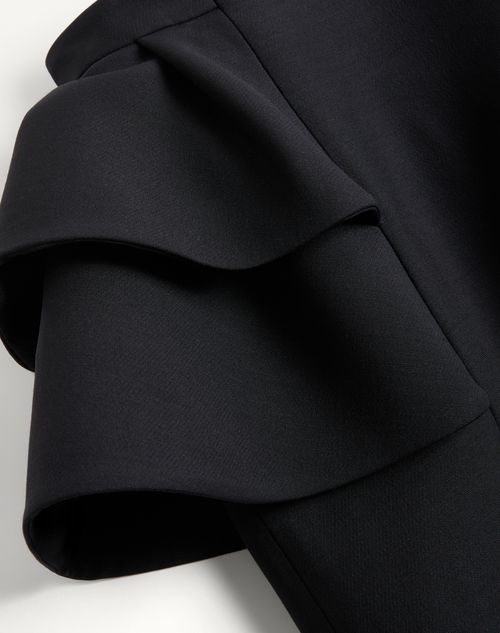 Valentino - Crepe Couture Midi Skirt - Black - Woman - Skirts