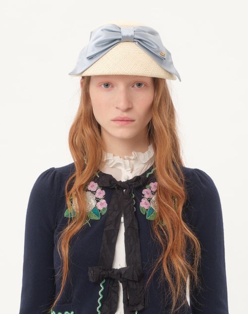 Valentino - Embroidered Cardigan - Navy - Woman - Knitwear