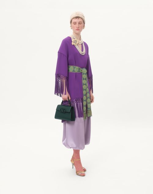 Valentino Garavani - Small Vsling Grainy Calfskin Handbag - English Green - Woman - Top Handle Bags