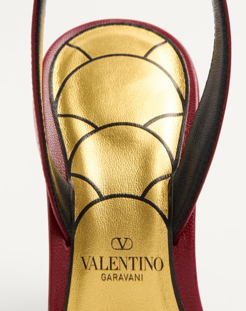 Valentino Garavani - Ladycrush Sandal In Kidskin 85mm - Classic Red - Woman - Sandals