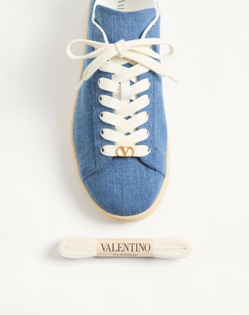 Valentino Garavani - Royco Denim Trainer - Denim - Man - Trainers