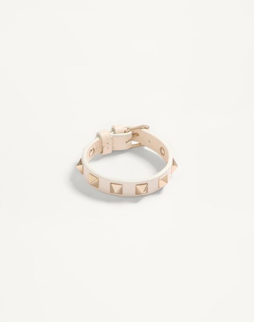 Valentino Garavani Rockstud Bracelet Woman Light Ivory Onesize