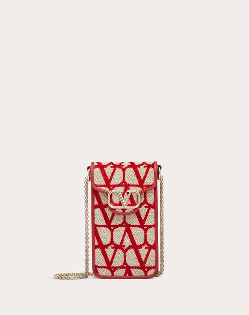  - Beige/red