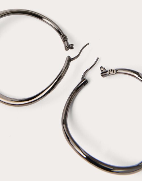 Valentino Garavani - Shadowshine Metal Earrings - Woman - Jewelry