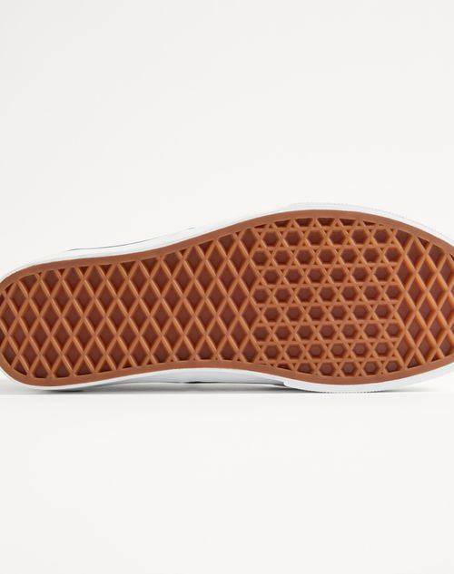 Valentino Garavani - Valentino Garavani And Vans Low-top Fabric Trainer With Vlogo Checkerboard Print And Tropical Leaves Print - Black/red/green - Woman - Sneakers