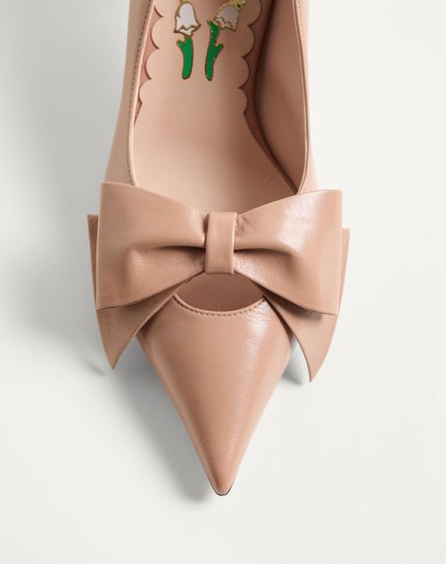 Valentino Garavani - ボウワウ キッドスキン パンプス 65mm - ベビーピンク - ウィメンズ - パンプス