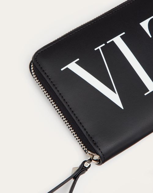 Valentino Garavani - Vltn Wallet - Black/white - Man - Accessories
