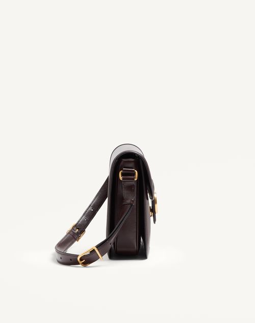 Valentino Garavani - Valentino Garavani 9to5 Smooth Calfskin Shoulder Bag - Oak Brown - Woman - Shoulder Bags