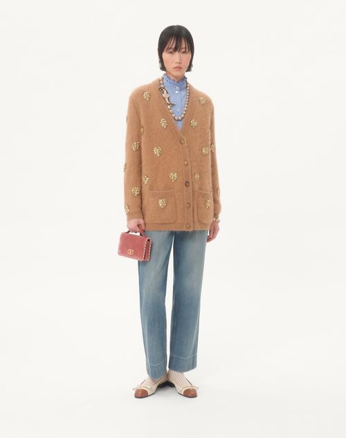 Valentino - Classic Stripe Popeline Shirt - Iris Liliac - Woman - Shirts And Tops